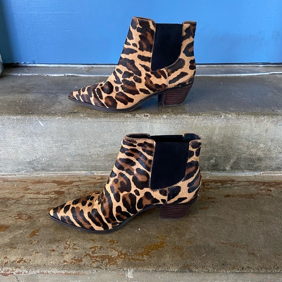 Sole Society animal print hair calf ankle boot - Picture 5 of 7